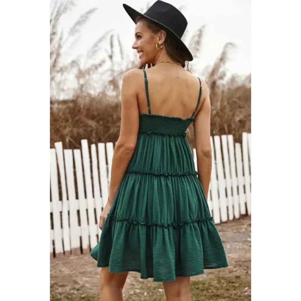 Plus Size ELLIE Ruffle Mini Dress - Picture 5 of 6